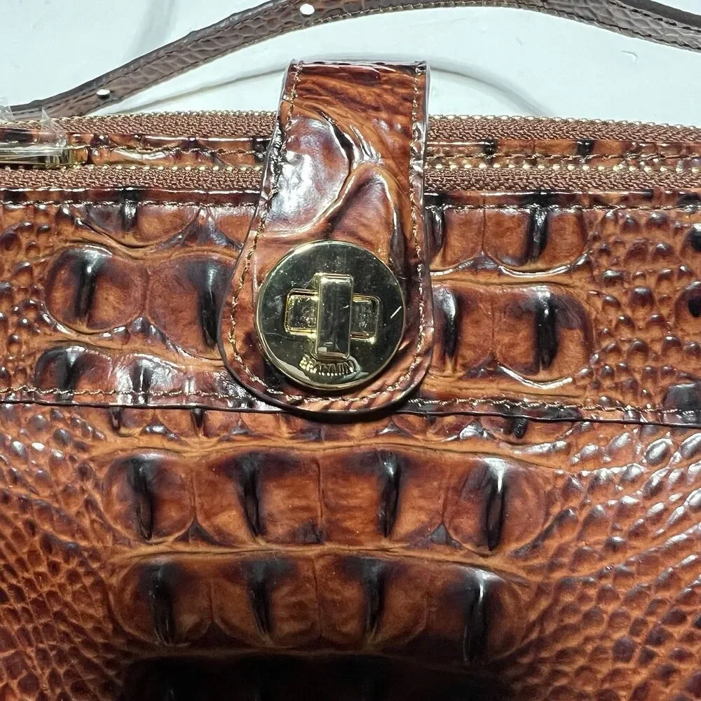 Brahmin Mina Crossbody Organizer Pecan Melbourne